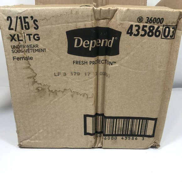 Depend Women's Disposable Underwear XL 30 Count - Picture 2 of 9